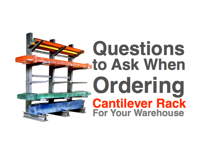 How to order cantilever rack