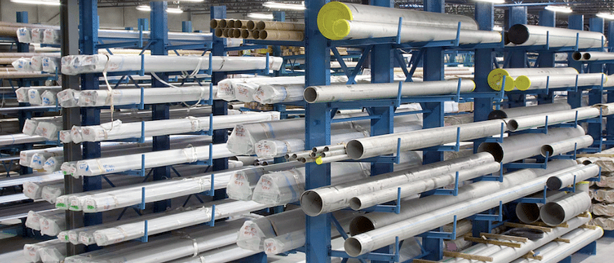 Cantilever arm sockets and pipes in use