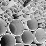 Cantilever PVC pipe storage